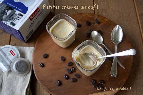 Petites crèmes au café