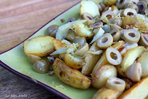 Pommes de terre sautées au fenouil et olives