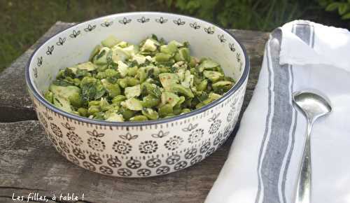 Salade de fèves et avocat