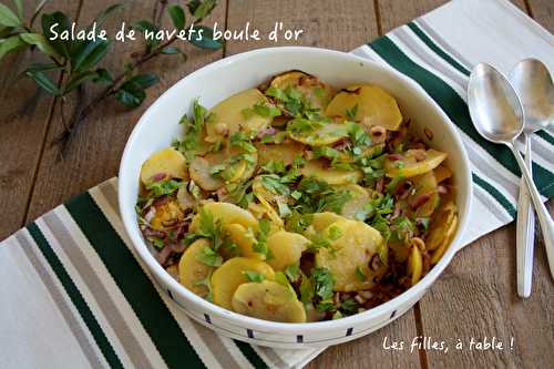 Salade de navets boule d’or