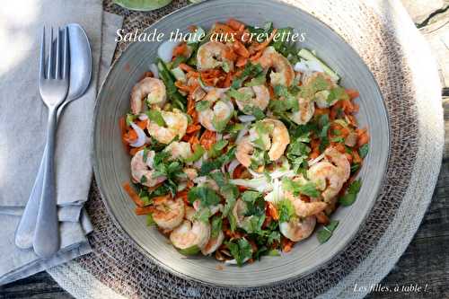 Salade thaïe aux crevettes, IG bas