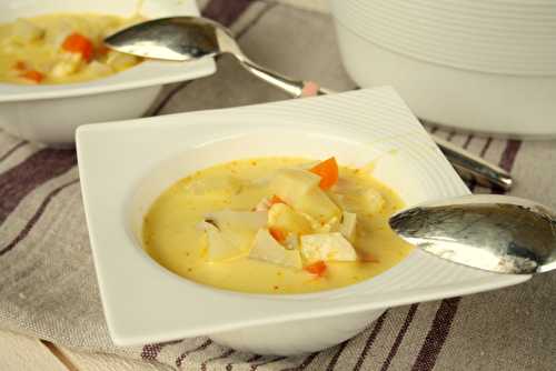 Soupe de tomme aux légumes oubliés