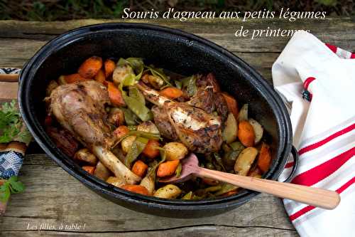 Souris d’agneau aux légumes de printemps