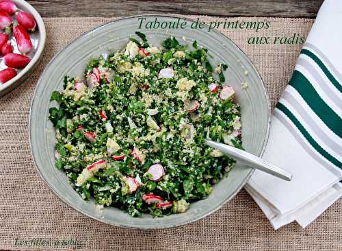 Taboulé de printemps aux radis