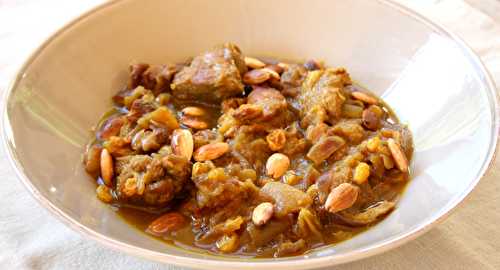 Tajine d’agneau aux amandes