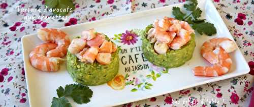 Tartare d’avocats aux crevettes