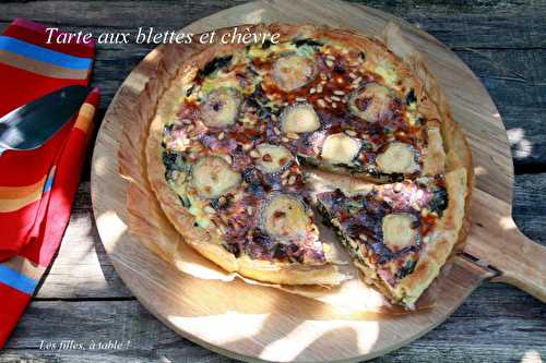 Tarte aux blettes et chèvre frais