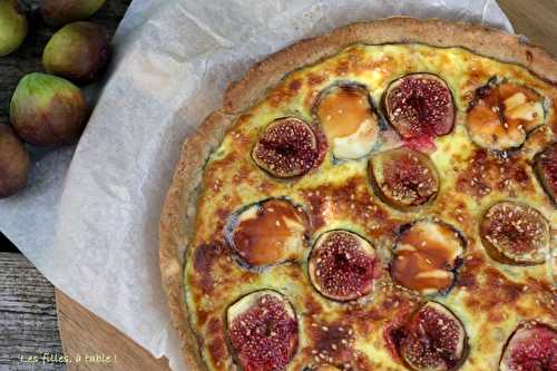 Tarte aux figues et chèvre