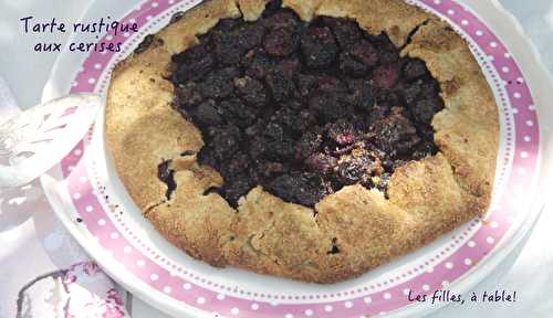 Tarte rustique aux cerises