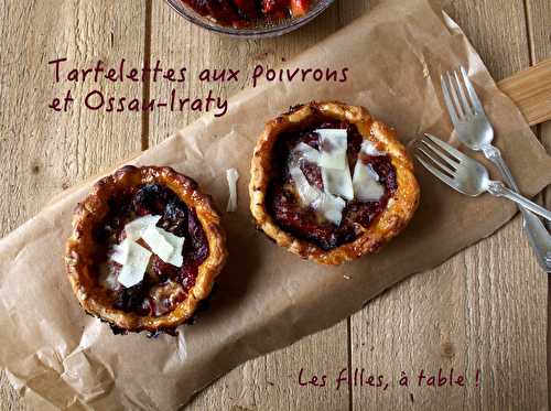 Tartelettes aux poivrons et à l’Ossau-Iraty