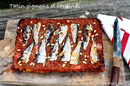 Tatin oignons sardines