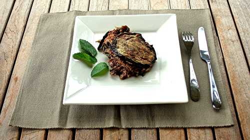 Tian d’agneau aux aubergines