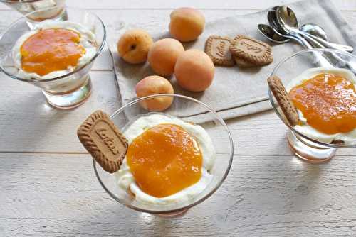 Trifle aux abricots et spéculoos