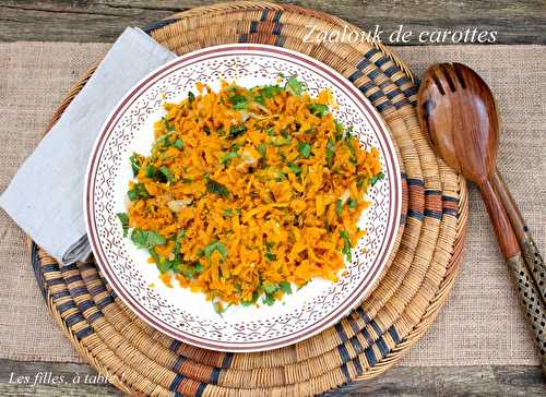 Zaalouk de carottes (ou caviar de carottes)