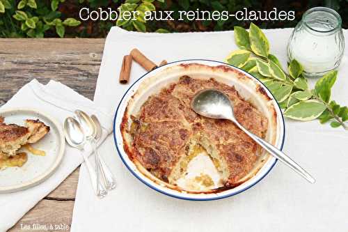 Cobbler aux reines-claudes