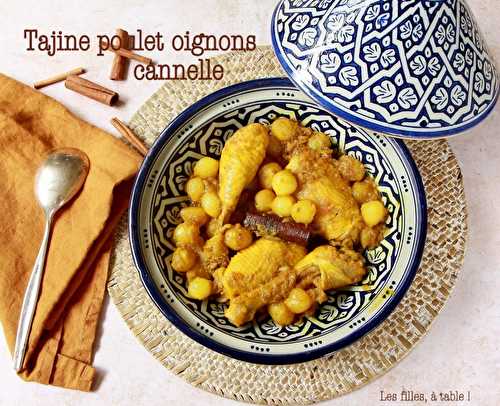 Tajine poulet, oignons et cannelle