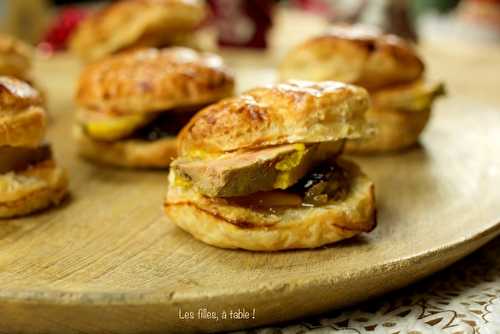 Mini-galettes des rois au foie gras