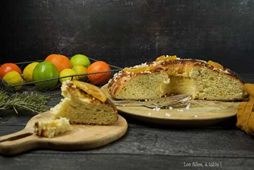 Couronne des rois aux agrumes confits