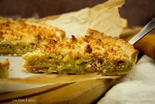 Tarte crumble poireaux et chèvre