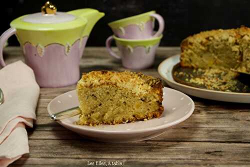 Gâteau crumble pommes poires de Yotam Ottolenghi