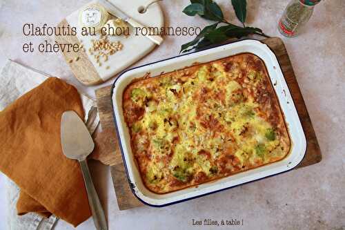 Clafoutis au chou romanesco et chèvre