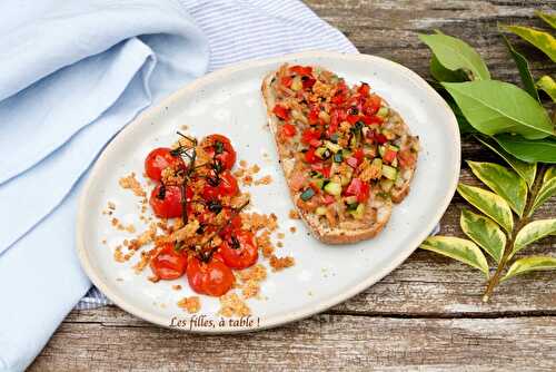 Tartines de caviar d’aubergines