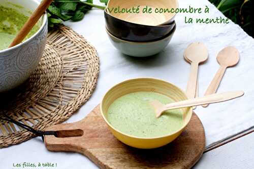 Velouté de concombre à la menthe