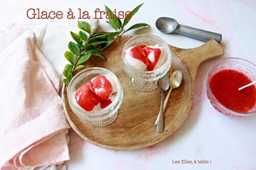 Glace à la fraise