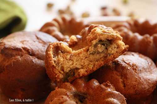 Muffins aux figues et pistaches