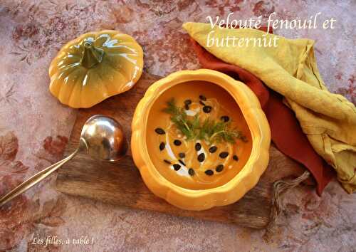 Velouté de fenouil et courge butternut