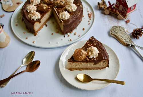 Cheesecake de Noël chocolat et marrons