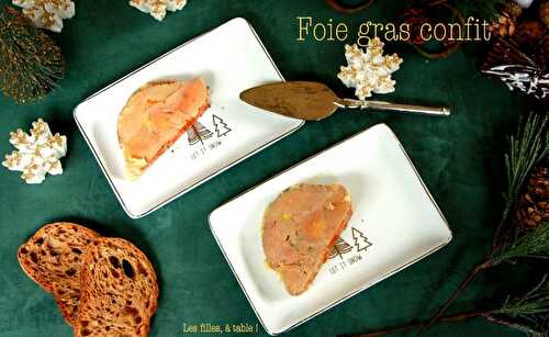 Foie gras confit