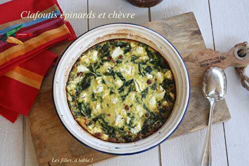 Clafoutis épinards et chèvre