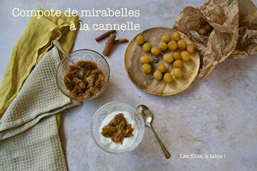 Compote de mirabelles à la cannelle