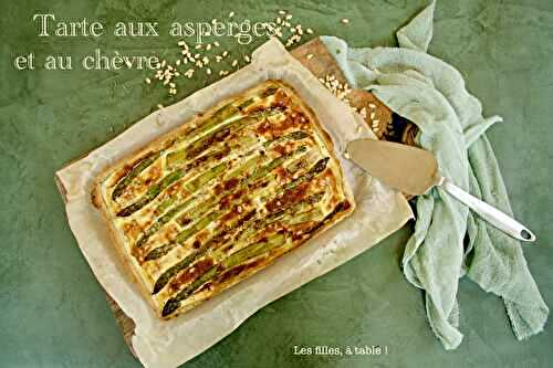 Tarte aux asperges et au chèvre