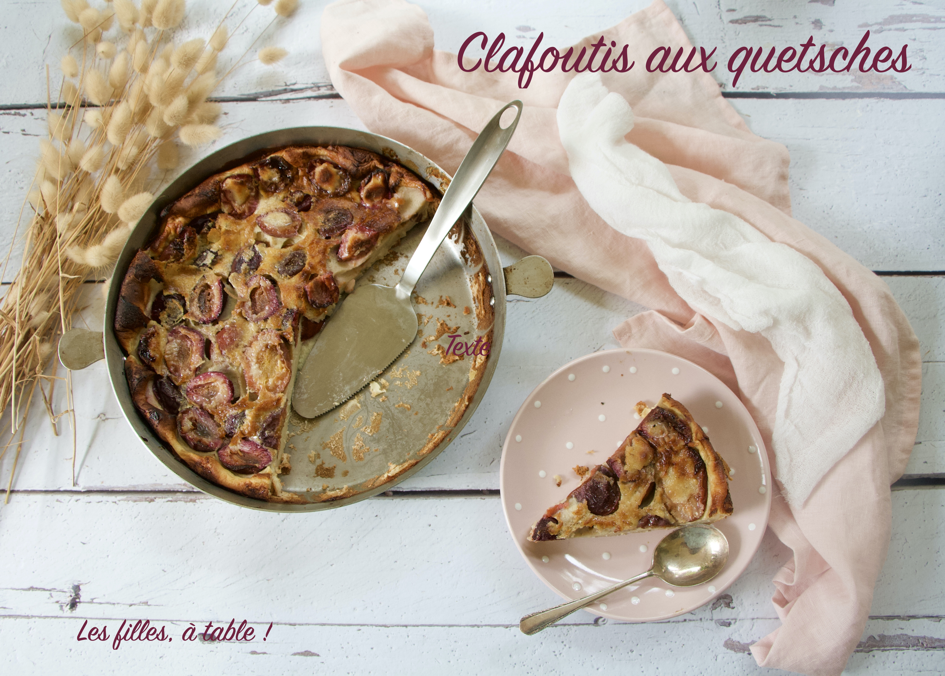 Clafoutis aux quetsches