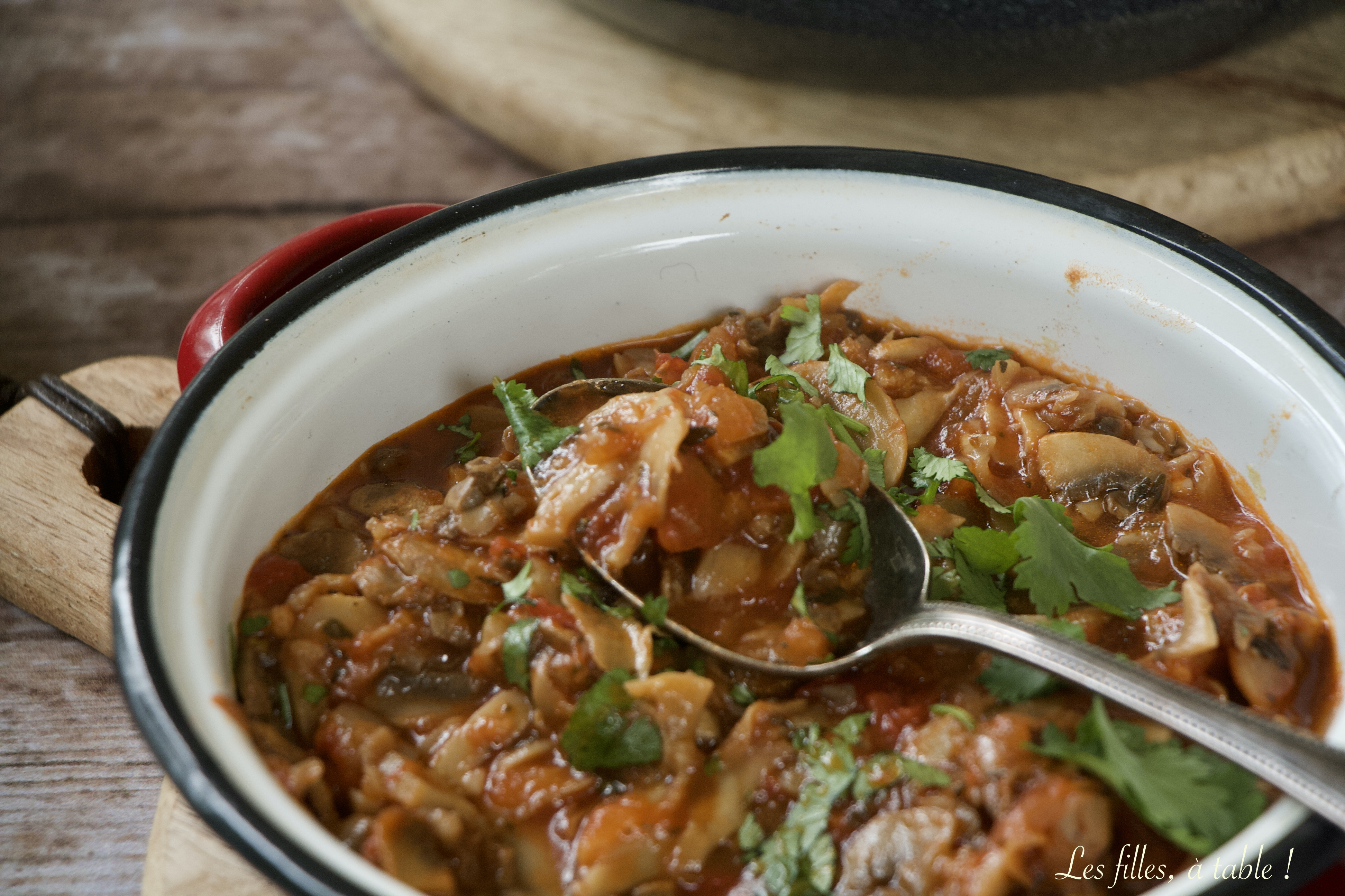 Rougaille de champignons