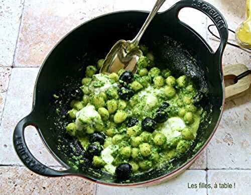 Gnocchetti di patate au pesto de cima di rapa