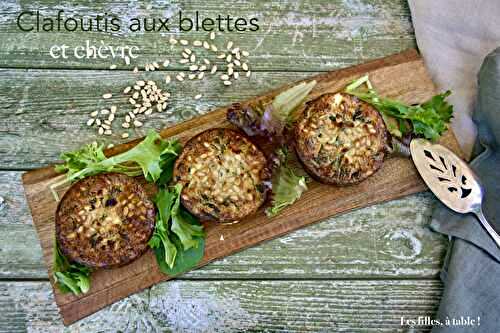 Clafoutis aux blettes et au chèvre