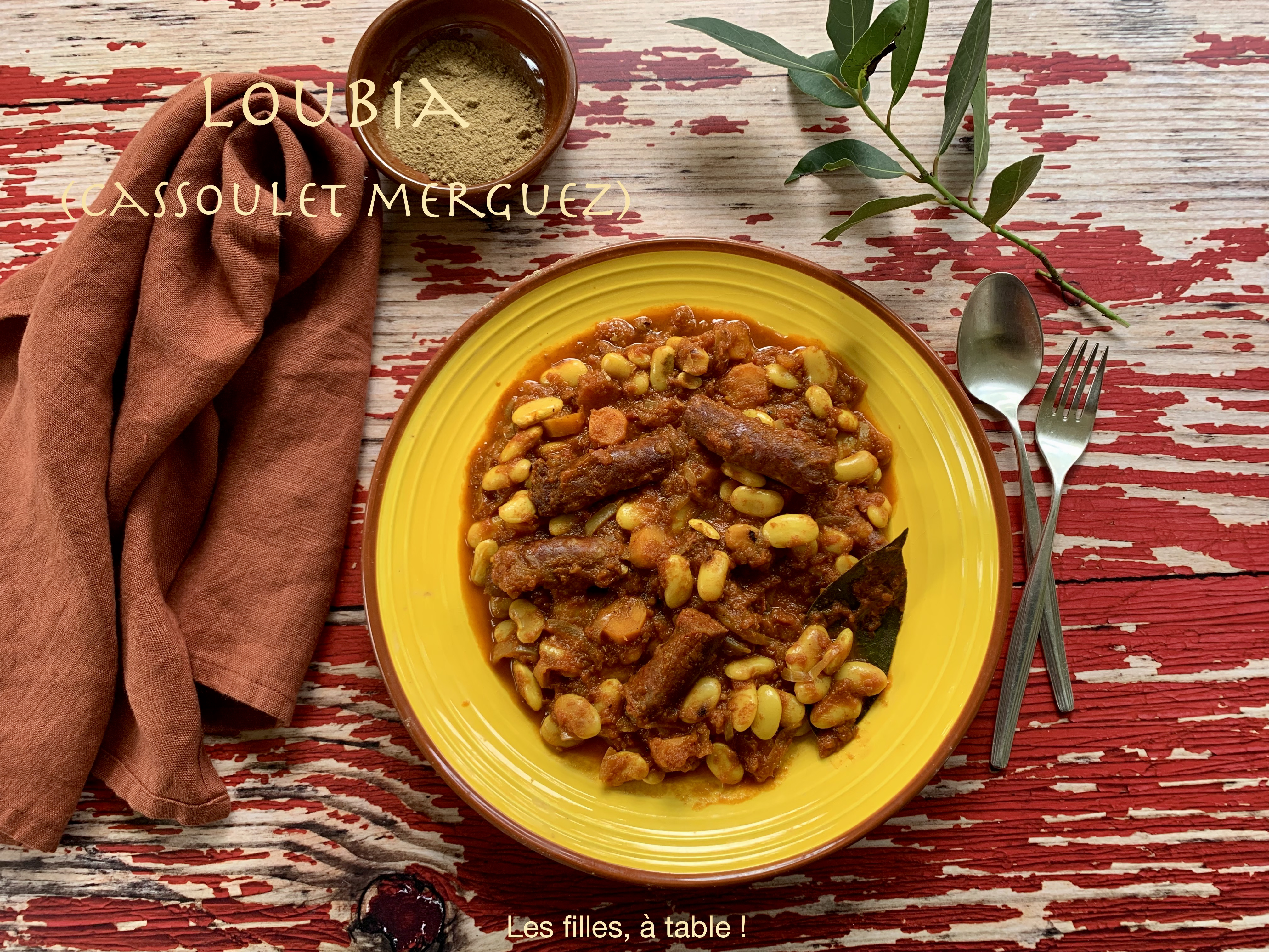 Loubia – cassoulet merguez