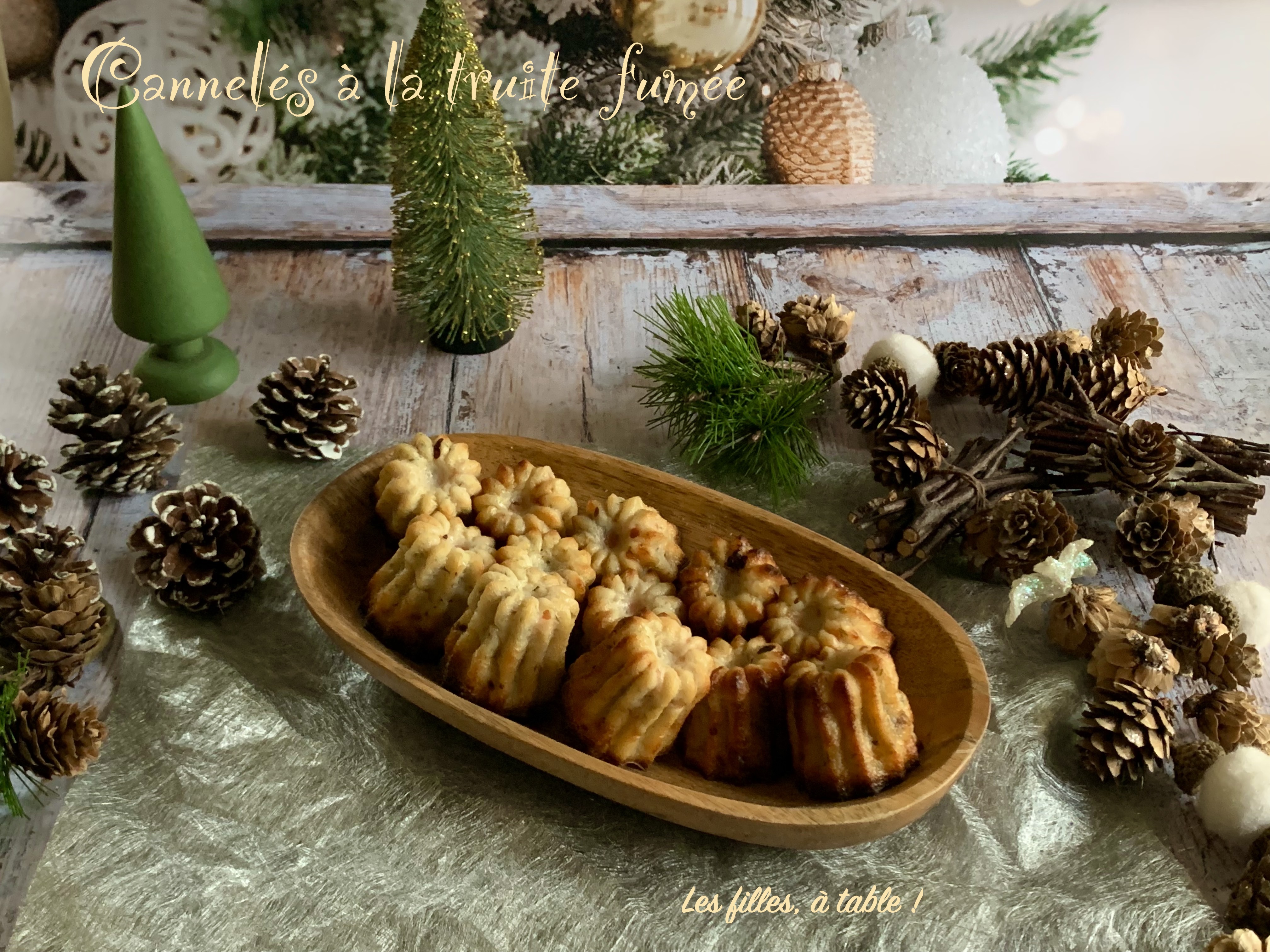 Cannelés à la truite fumée