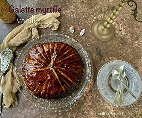 Galette myrtille vanille