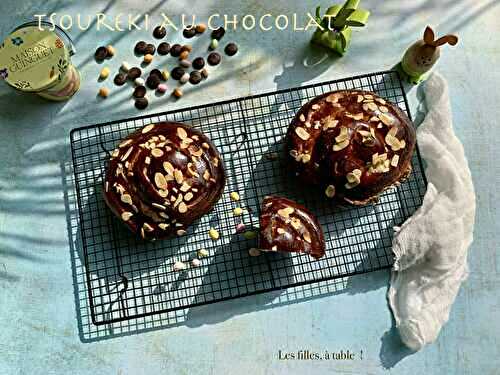 Tsoureki au chocolat