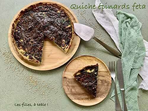 Quiche aux épinards et feta