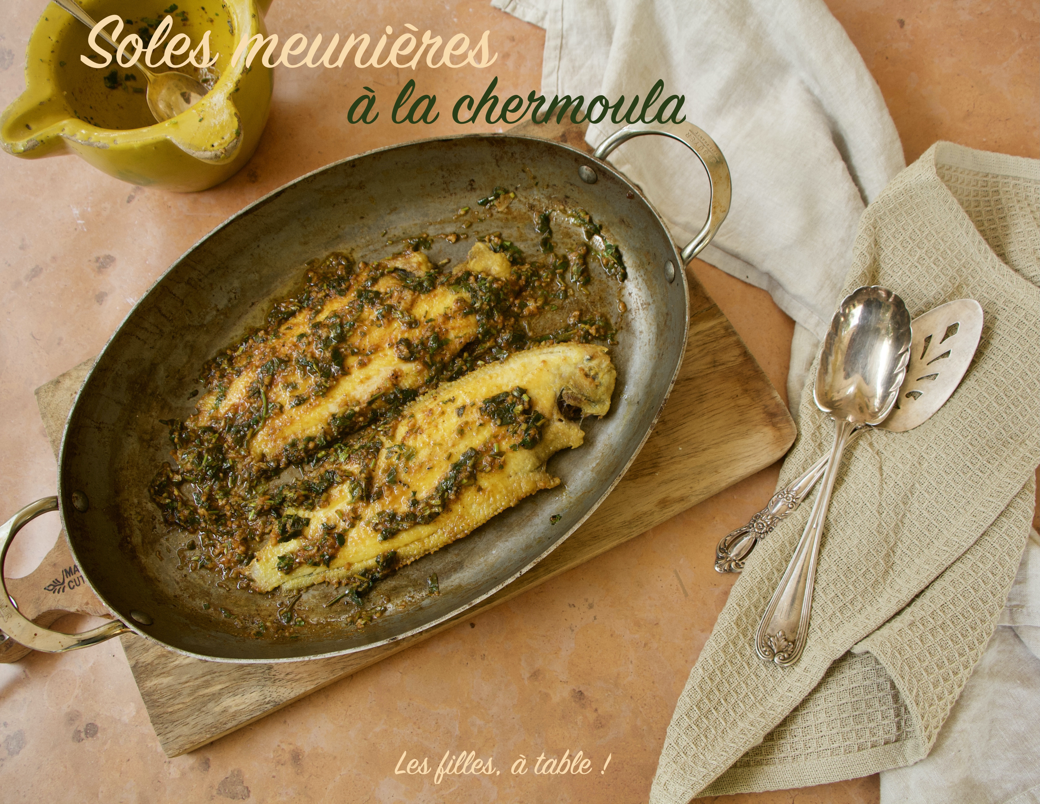 Soles meunières à la chermoula