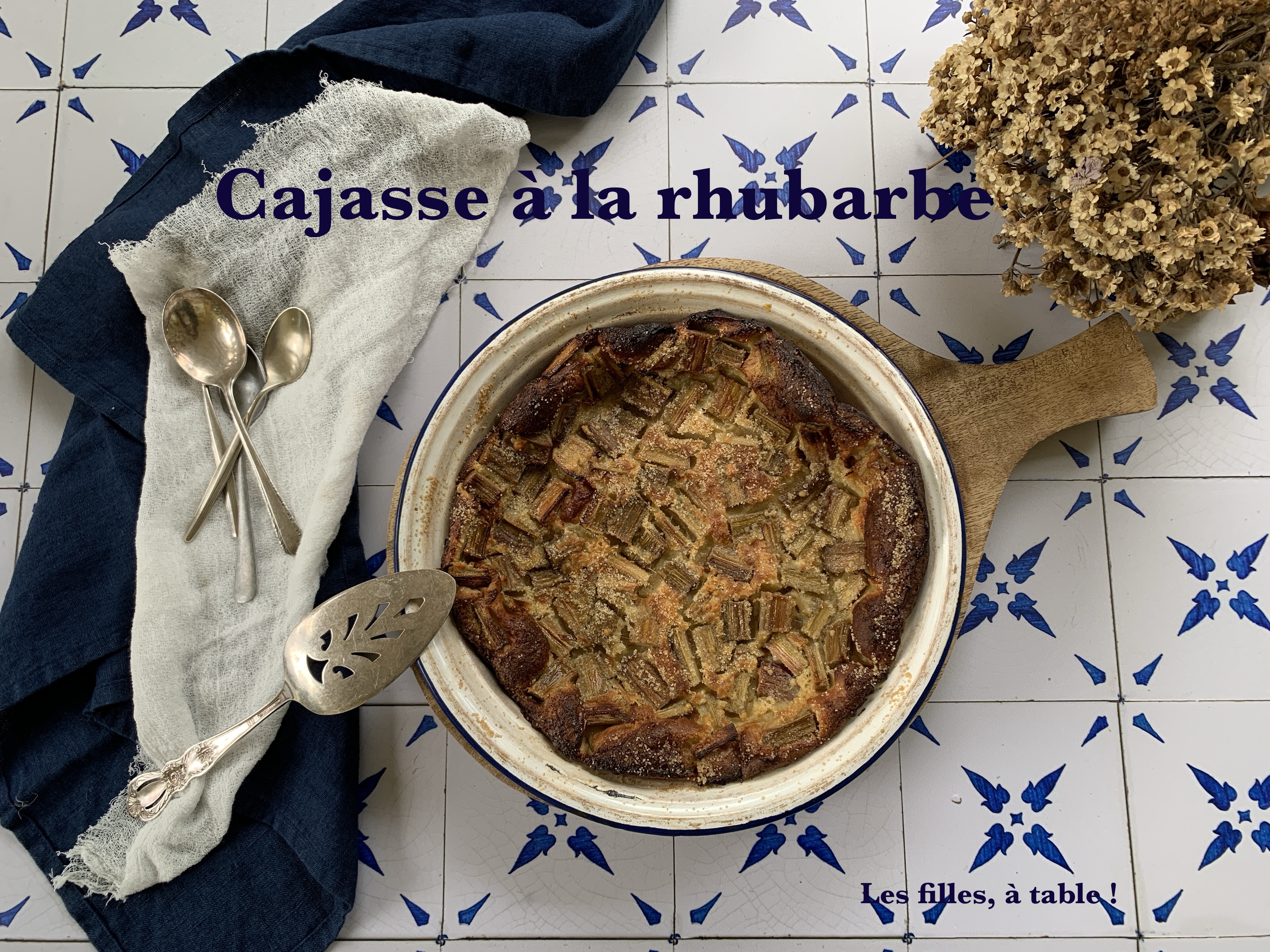 Cajasse à la rhubarbe