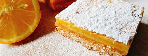 Carrés Citron-Coco ou Lemon and Coconut Squares