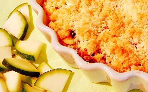 Crumble Crémeux Aux Courgettes