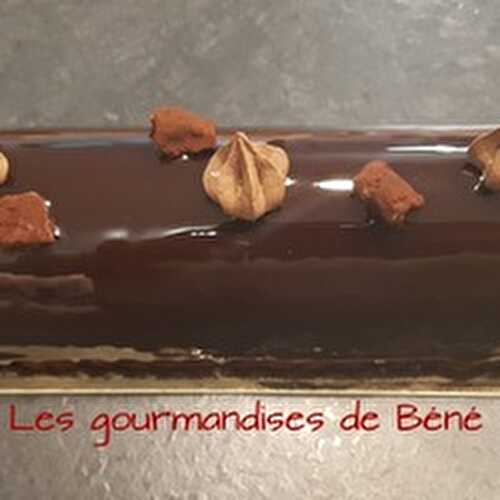 Bûche chocolat/vanille