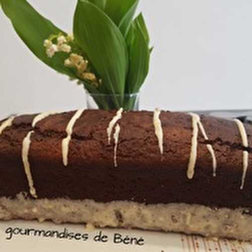 Cake au 2 chocolats